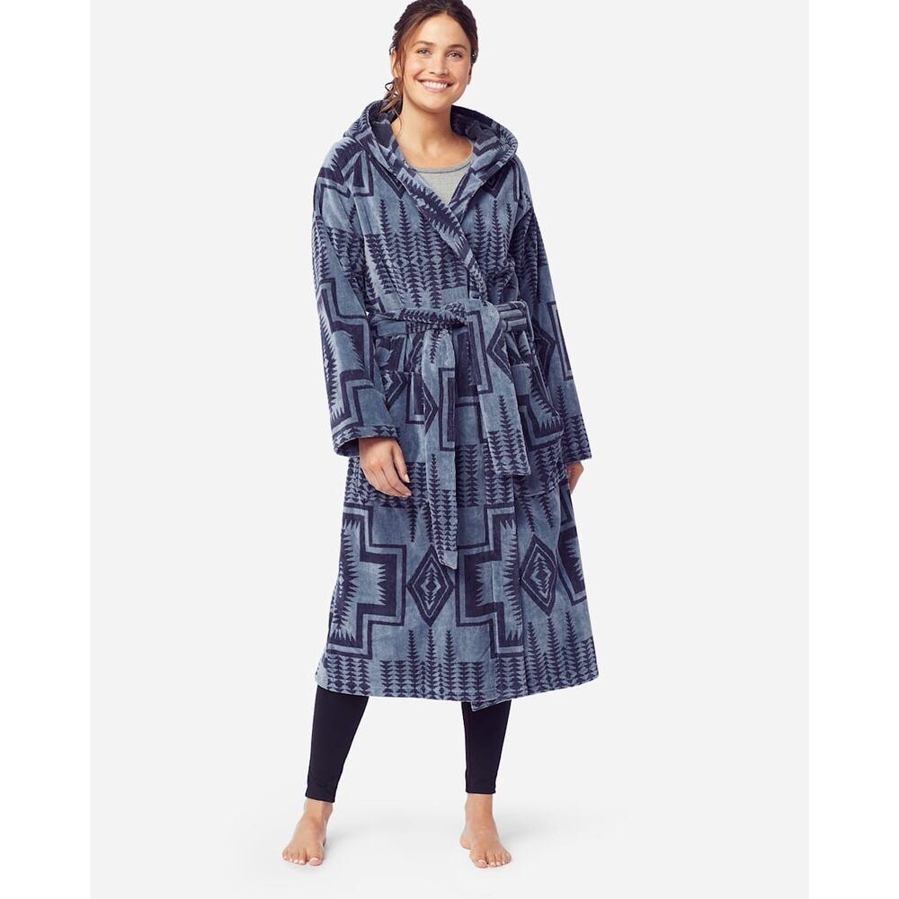 Pendleton WOMEN'S JACQUARD TERRY ROBE, Size XS/S